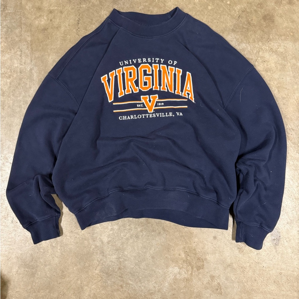 Hollister Navy Blue Crewneck Sweater